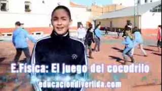 EDUCACIÓN FÍSICA  El juego del cocodrilo JuegosEducativos pvm [upl. by Larkin]