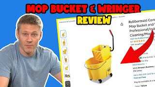 Reviewing The Rubbermaid Mop Bucket And Wringer Combo Is It Worth Your Money amazon home [upl. by Aufa]