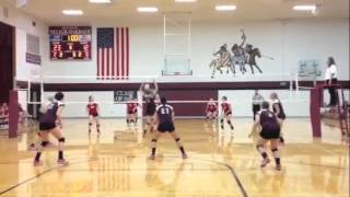 NelighOakdale volleyball vs Plainview [upl. by Nabru]