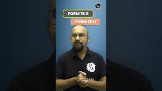 Difference Between Form 15G and 15H ytshorts shortsfeed jaiibcaiibwallah [upl. by Sell]