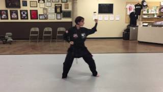 Tracy Kenpo Kata Short 1  Reids Martial Arts [upl. by Themis474]