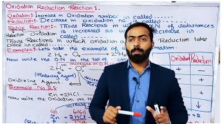 Oxidation and reduction Reaction in term of ON  redox Reactions  9th Class chemistry  chno7 [upl. by Icat]