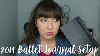 2019 BULLET JOURNAL SETUP USING CRICUT MACHINE  Real Girl Guide [upl. by Pierette]