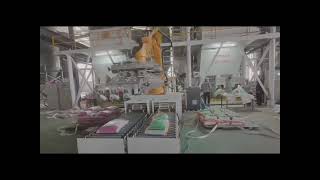 Collaborative palletizing robot arm for bag palletizing [upl. by Arica]