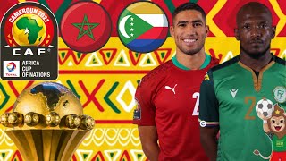 🔴 LIVE MAROC  COMORES  CAN 2021  AFRIQUE FOOTBALL [upl. by Roch]