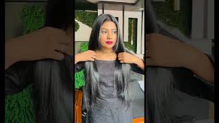 Hair treatment smoothening keratin before and after video😱shorts shortvideo short trending [upl. by Reis]