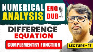 Difference Equation  Overview amp Complementary Function  Numerical Analysis in English by GP Sir [upl. by Ettennaej]