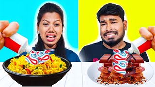 Weird Food Combinations Challenge  😂🤣  Challenge Game  CSK VILLA [upl. by Essilrahc]