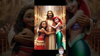 Moana  Ariel VS Elsa Snow White Jesus Annabelle King Kong [upl. by Nosnirb]