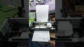 Epson L130 printer printing a डेमो page of windows 7 shorts shortsfeed [upl. by Neelyt]