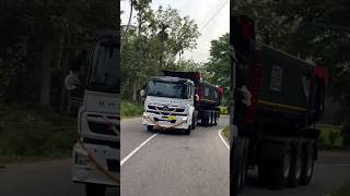 ആ വരവ് കണ്ടോ👀🔥Bharatbenz Tipper Trailer viral shorts [upl. by Lein425]