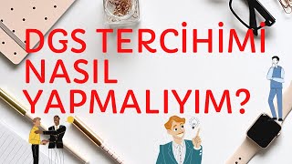 DGS TERCİHİ NASIL YAPILIR [upl. by Jewel918]