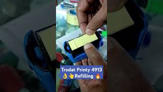 how to Refill Trodat Printy 4913 trodat inkrefill trending viral shorts [upl. by Alysoun]