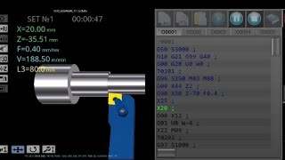 cnc torna g92 çevrimi  cnc g92  cnc g92 code [upl. by Gabrila184]