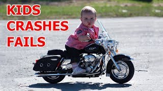 Kids fails on motorcycles 2017 [upl. by Dnalsor]