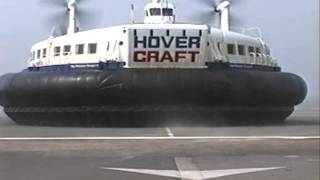 Hoverspeed hovercraft arriving in Calais [upl. by Ferrel]