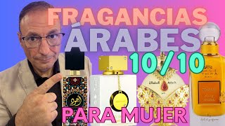 TOP 10 perfumes ÁRABES 1010 para MUJER [upl. by Kenrick]