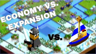 EXPANSION VS ECONOMY  which is more important  Epic Polytopia 1v1 [upl. by Azilanna273]