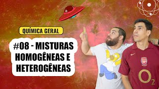 Química Simples 08  Misturas Homogêneas e Heterogêneas [upl. by Dronski]