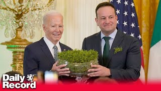 Irish premier Leo Varadkar tells Joe Biden it is possible to be for Israel and for Palestine [upl. by Biamonte]