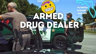 Armed amp Dangerous Florida Highway Patrol PIT Maneuver Drug Dealer [upl. by Gusta]