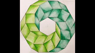 Disegno geometrico partendo da un esagono parte 2 [upl. by Ratha278]