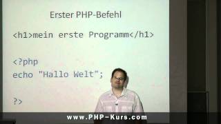 erstes PHP Programm erstellen  httpwwwphpkurscom [upl. by Sirovaj]