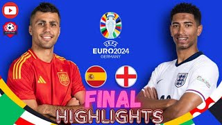 Spain vs England Euro Final Match 202421Highlights amp All goalsEfootball rockers 🔥🔥🔥 [upl. by Ludly]