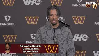 Hear From Commanders QB Jayden Daniels  Commanders vs Eagles Postgame 111424 [upl. by Collyer230]