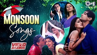 Monsoon Songs  Romantic Rain Songs Bollywood  90s Hits Hindi Songs  Baarish Ke Gaane  Jukebox [upl. by Marder906]