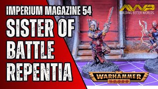 Warhammer 40k Imperium Magazine Issue 54 Painting Sisters of Battle Repentia warhammer40k [upl. by Valenba]