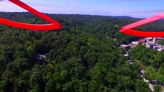 Eureka Springs Cresent Hotel drone footage by Gary [upl. by Gib]