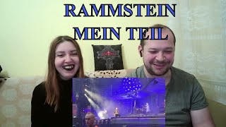 Couple Reacts to RAMMSTEIN  Mein Teil with Lyrics live Cardiff [upl. by Anthony893]