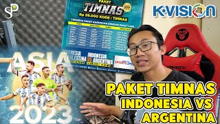 Pemegang Hak Siar Indonesia VS Argentina  Timnas vs Argentina 2023 dan Timnas vs Palestina [upl. by Idaline563]