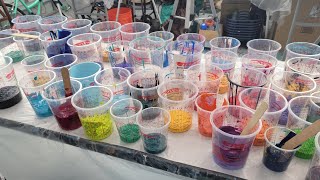 Behind the Scenes  Mixing Day  Tips and Tricks for Mixing Your Fluid Paints  Acrylic Pouring [upl. by Adnawyek]