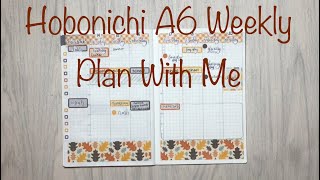 Hobonichi Original A6 weekly calendar supplement plan with me  Oct 1420  Mandy Lynn Plans kit [upl. by Key384]