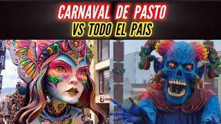 CARNAVAL DE PASTO NARIÑO 🇨🇴 VS Carnaval de Barranquilla un Borracho con una Mascara [upl. by Adanar742]