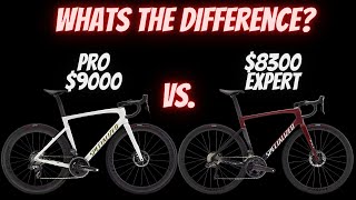 2022 SPECIALIZED TARMAC SL7 EXPERT vs PRO WHAT IS THE 700 DOLLAR DIFFERENCE [upl. by Rahm]