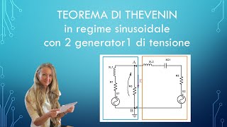 Teorema di Thevenin in regime sinusoidale esercizio guidato [upl. by Reinaldo]