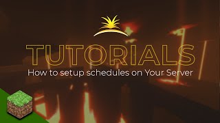 How to setup schedules on Your Server [upl. by Ellevart656]