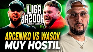 💸 A PAGAR LA APUESTA 🤑  PIEZAS REACCIONA A ARCENIKO VS WASOK  LIGA BAZOOKA 2023 JORNADA 6 [upl. by Ttam]