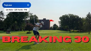 Breaking 30 New Hope Village Golf Course [upl. by Odarnoc]