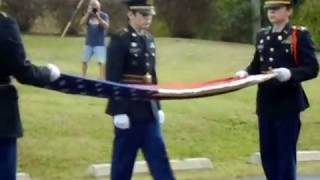 Flag Folding Ceremony by Mason Co High School Army ROTC [upl. by Allekram]