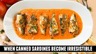 Got Canned Sardines Make these Spanish Sardines in Tomato Sauce [upl. by Alac222]