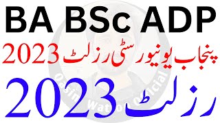 BA BSc Result 2023 PU [upl. by Ulphi990]