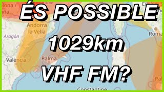 VHF FM DX VHF ITÀLIA IU8QRL VS EA3HSL [upl. by Gaultiero902]