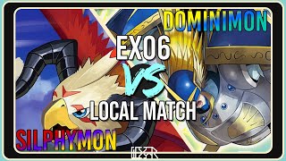 Silphymon vs Dominimon Digimon TCG EX6 Local Match Match Commentary Ad Free [upl. by Darcee]