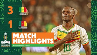 HIGHLIGHTS  Senegal 🆚 Cameroon TotalEnergiesAFCON2023  MD2 Group C [upl. by Annayar]