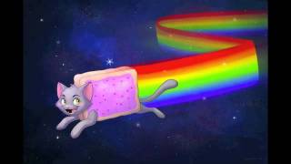 Nightcore Nyan Cat Tribute Nya nya [upl. by Thorbert]