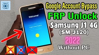 Samsung Galaxy J1 4G J120G FrpGoogle Account BypassWithout PcLatest MethodOne Click2022✅ [upl. by Yenmor]